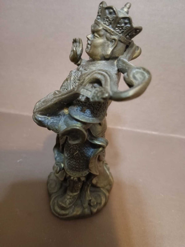 Brass Celestial Musician Figurine - photo 4
