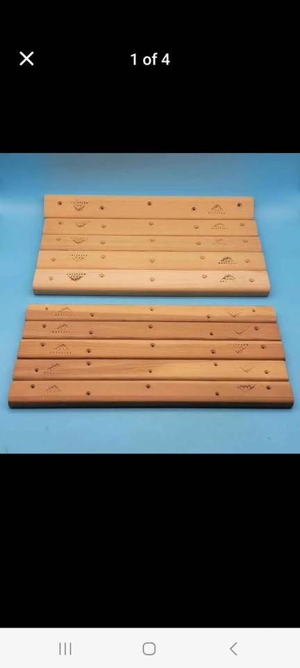 Metolius Campus Rungs Wooden 10 Pieces with Mounting Hardware - photo 2