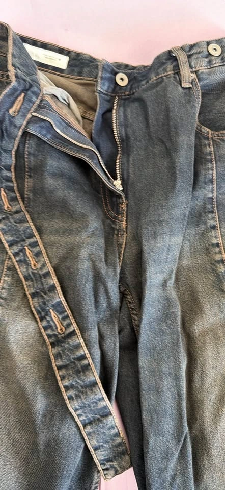 Zara baggy barrel jeans - photo 4