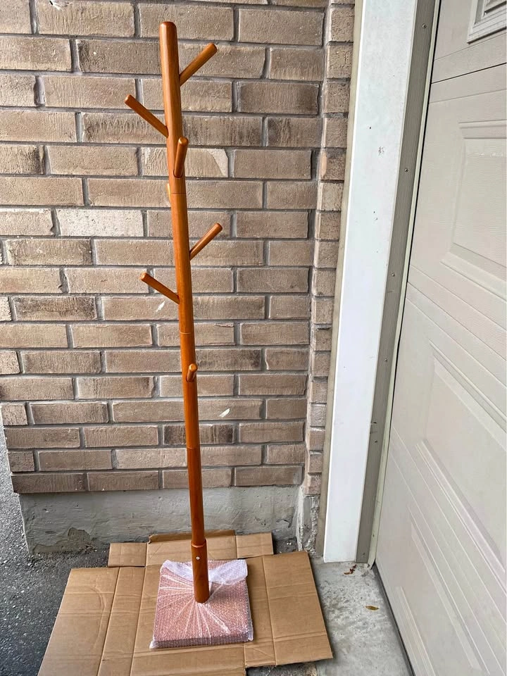 Solid Wood Coat Rack