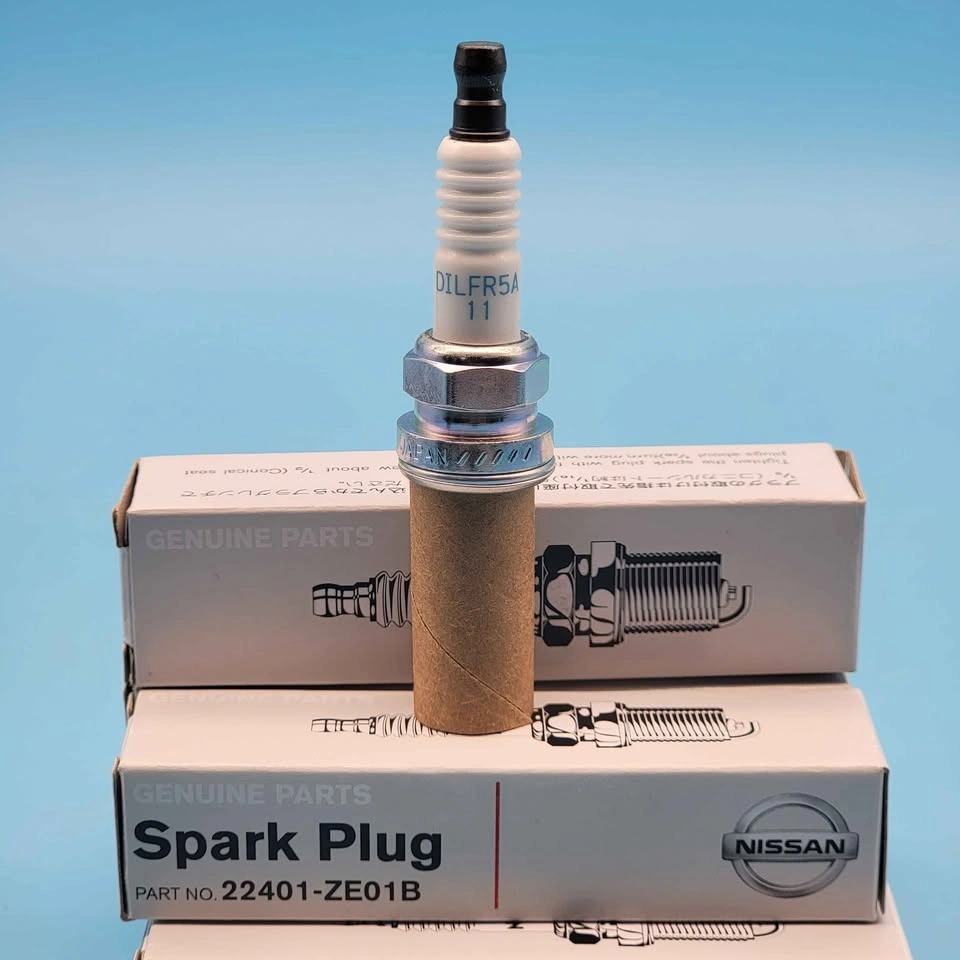 New Nissan Genuine OEM Spark Plugs 22401-ZE01B Set of 6 - photo 2