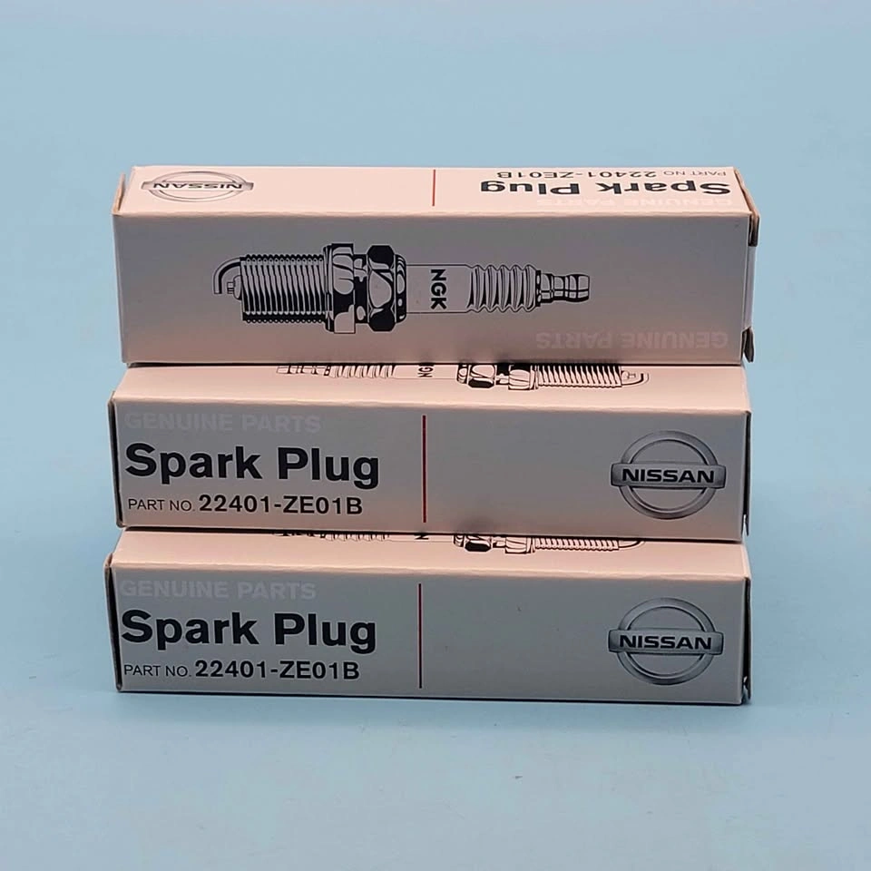 New Nissan Genuine OEM Spark Plugs 22401-ZE01B Set of 6 - photo 4