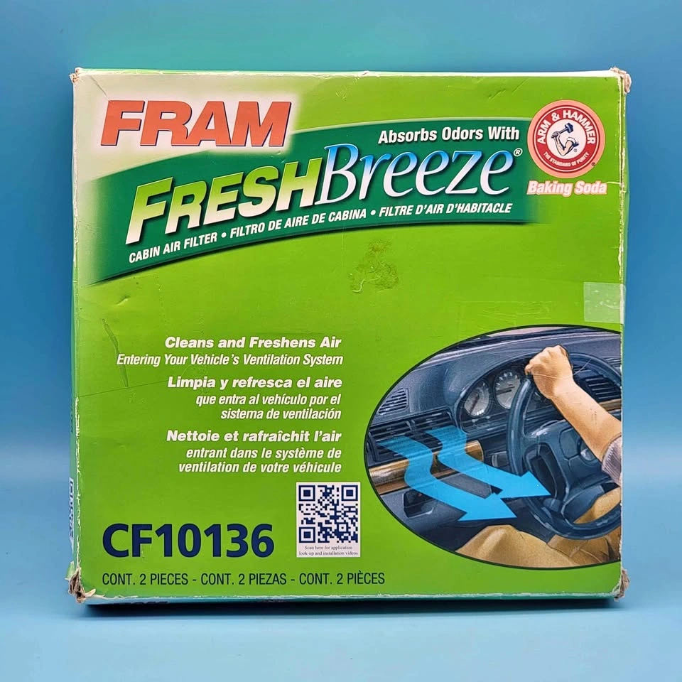 NEW Fram CF10136 Fresh Breeze Cabin Air Filter