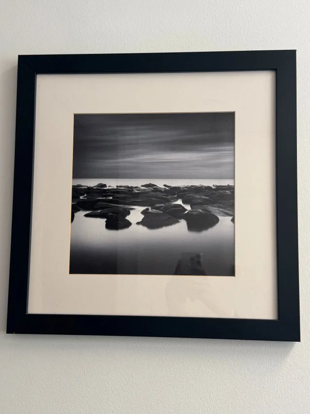 Black and White Seascape Photograph thumbnail