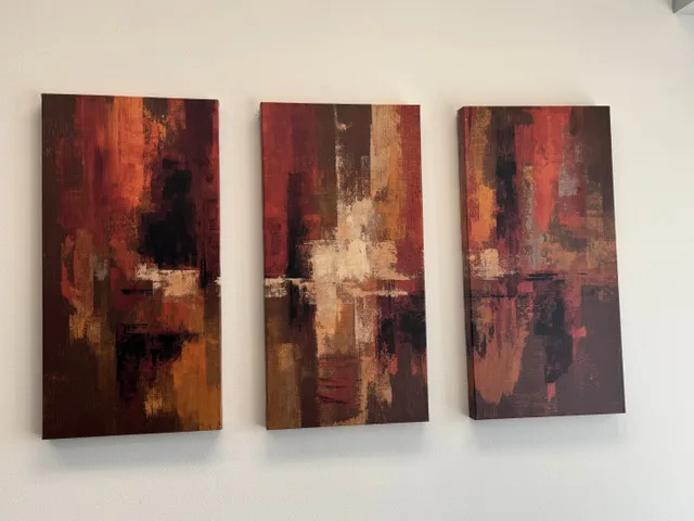 Abstract Art - Set of 3 Contemporary Canvases thumbnail