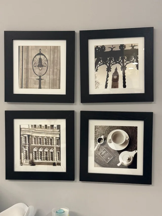 "London Tea Time" 4-Piece Art Set by Charlton Home thumbnail