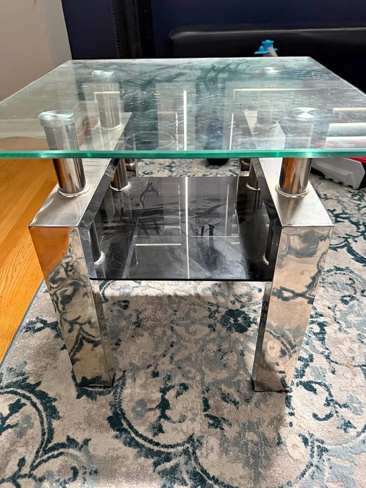 Glass Top Coffee Table