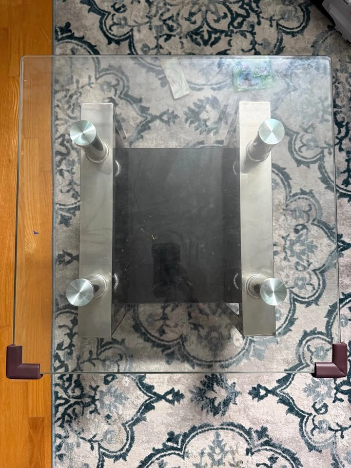 Glass Top Coffee Table - photo 2