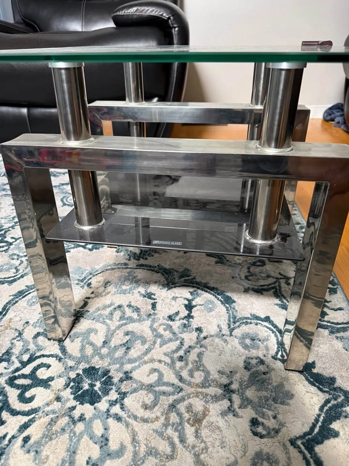 Glass Top Coffee Table - photo 3