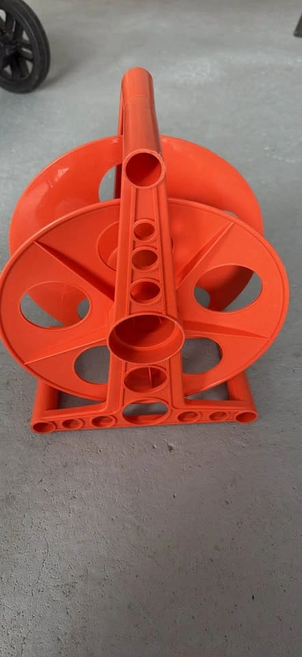 HDX 150 ft. 16/3 Cord Storage Reel, Orange - photo 4