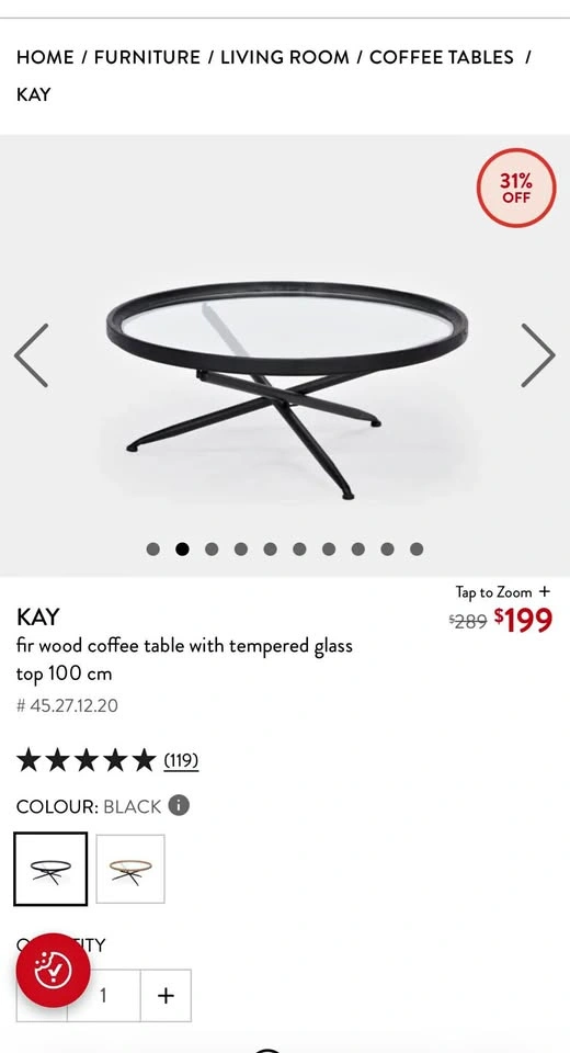 Glass Coffee Table