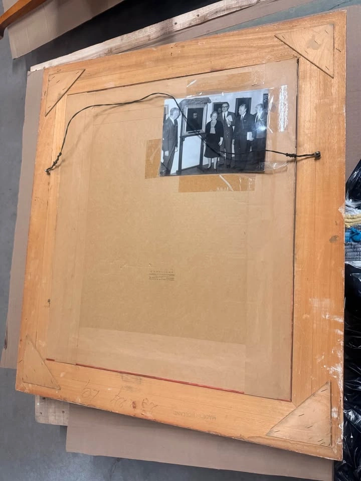 Vintage Large Framed Portrait of Michelangelo – Cavouk Studio - photo 5