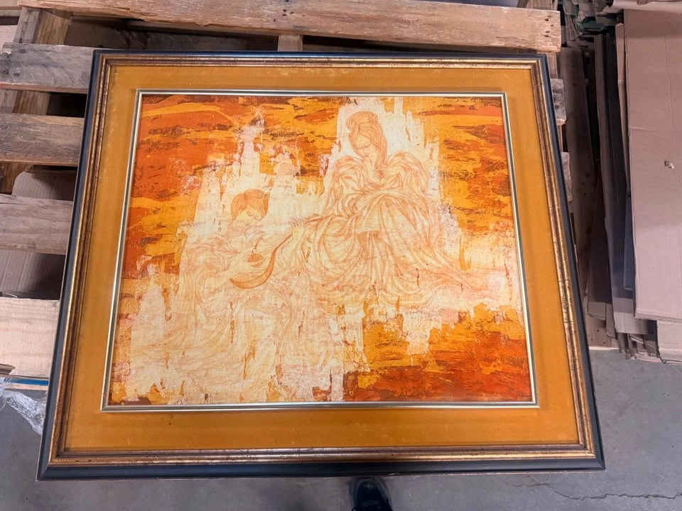 Pair of Original Mid-Century Modern Paintings by C. Greenwood - photo 2