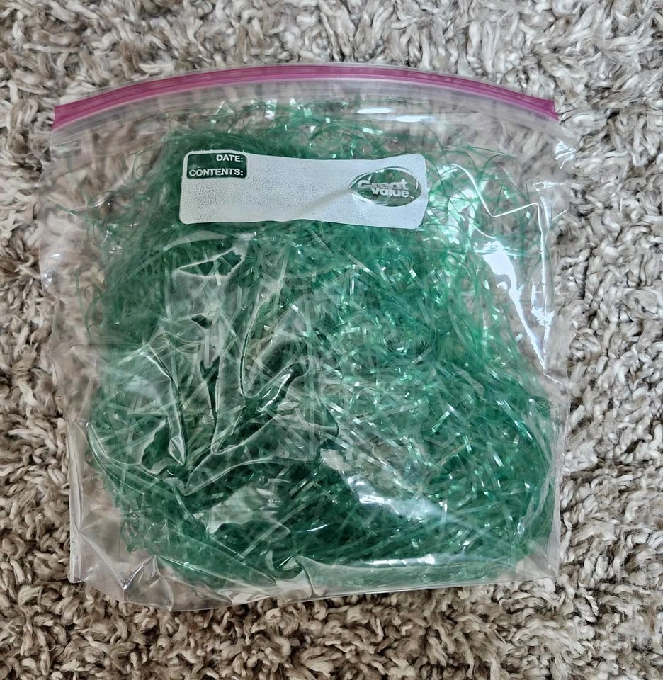 Green Shredded Easter Basket Grass