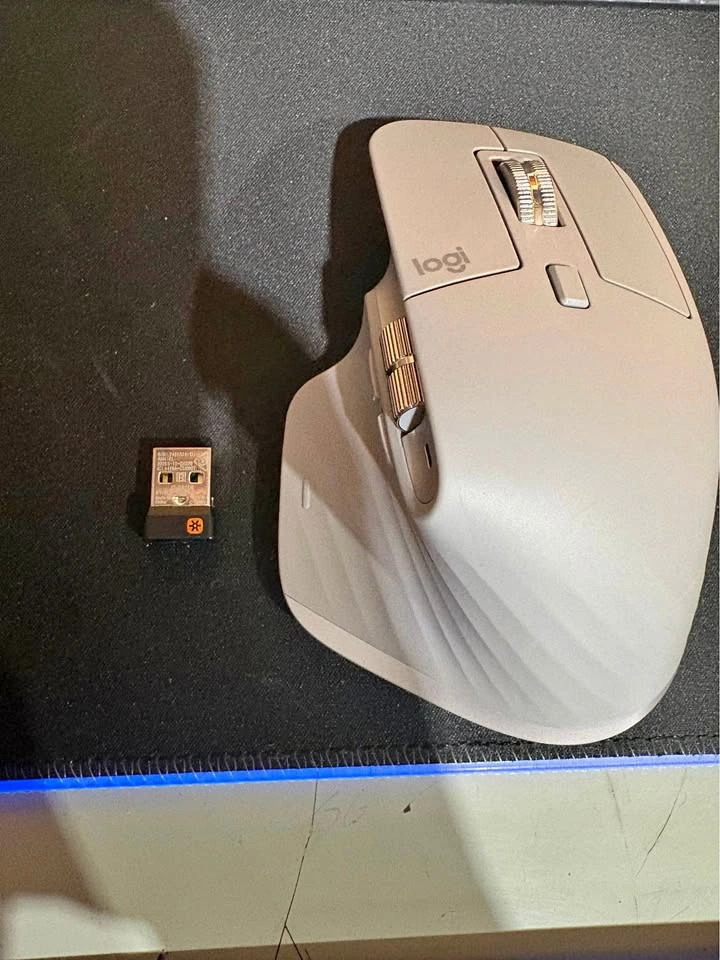 Logitech MX Master 3 Wireless Mouse — with Unifying Receiver