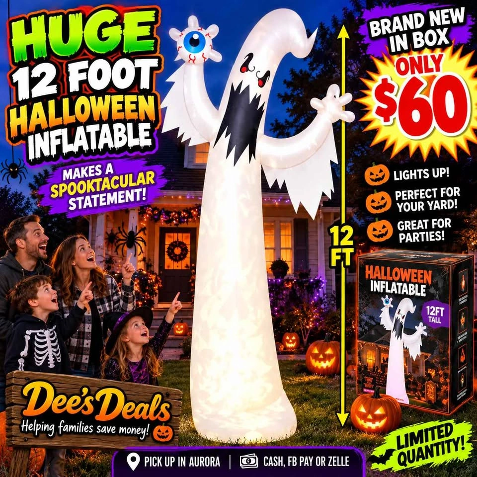 12 Foot Halloween Inflatable BRAND NEW IN BOX ONLY $60 - photo 4
