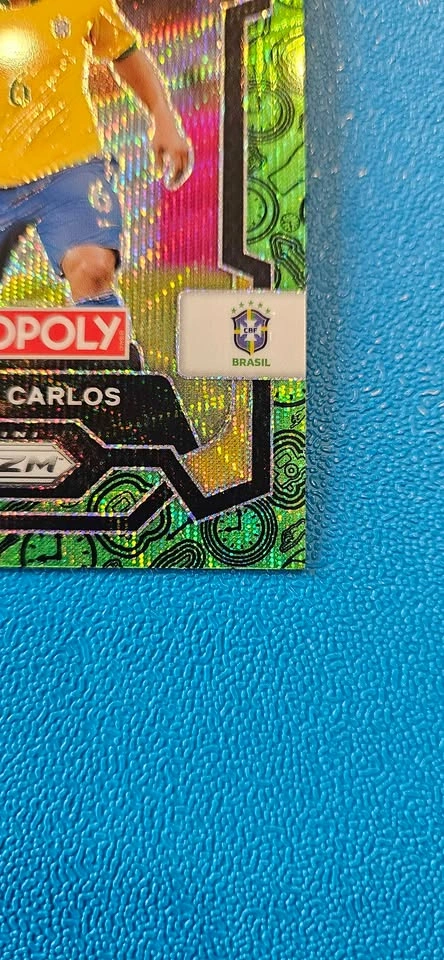 Panini Prizm Monopoly Roberto Carlos Brazil Soccer Card - photo 2