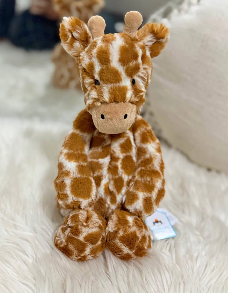 RARE Medium Bashful Giraffe Jellycat 🦒 (BNWT & Receipt)