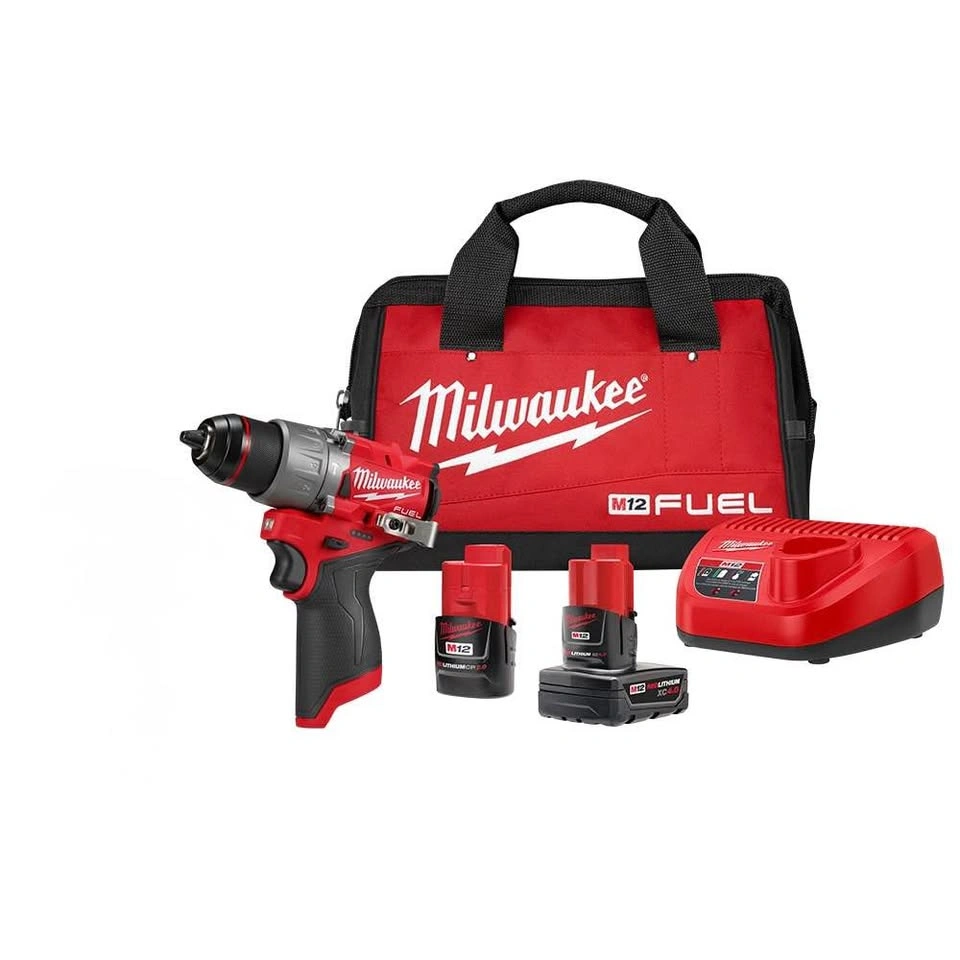 Milwaukee M12 FUEL 1/2" Hammer Drill/Driver Kit - photo 2