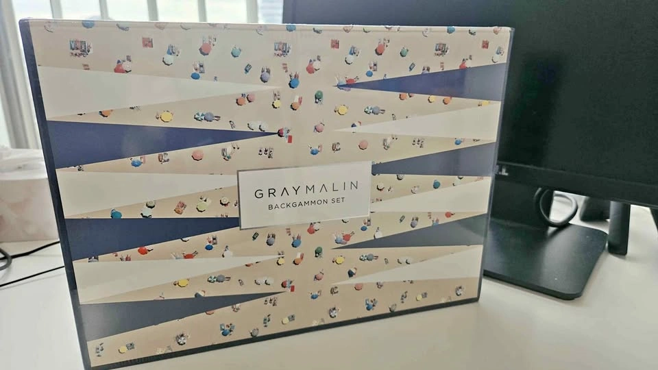 Gray Malin Backgammon Set - BRAND NEW