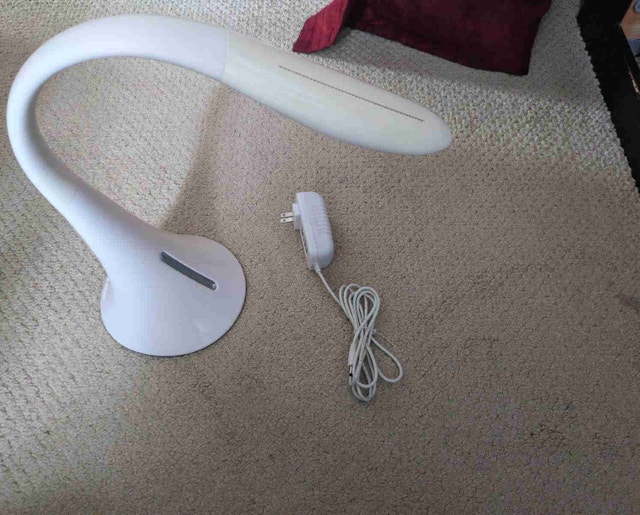 UltraBrite Table Lamp with 2 USB Ports