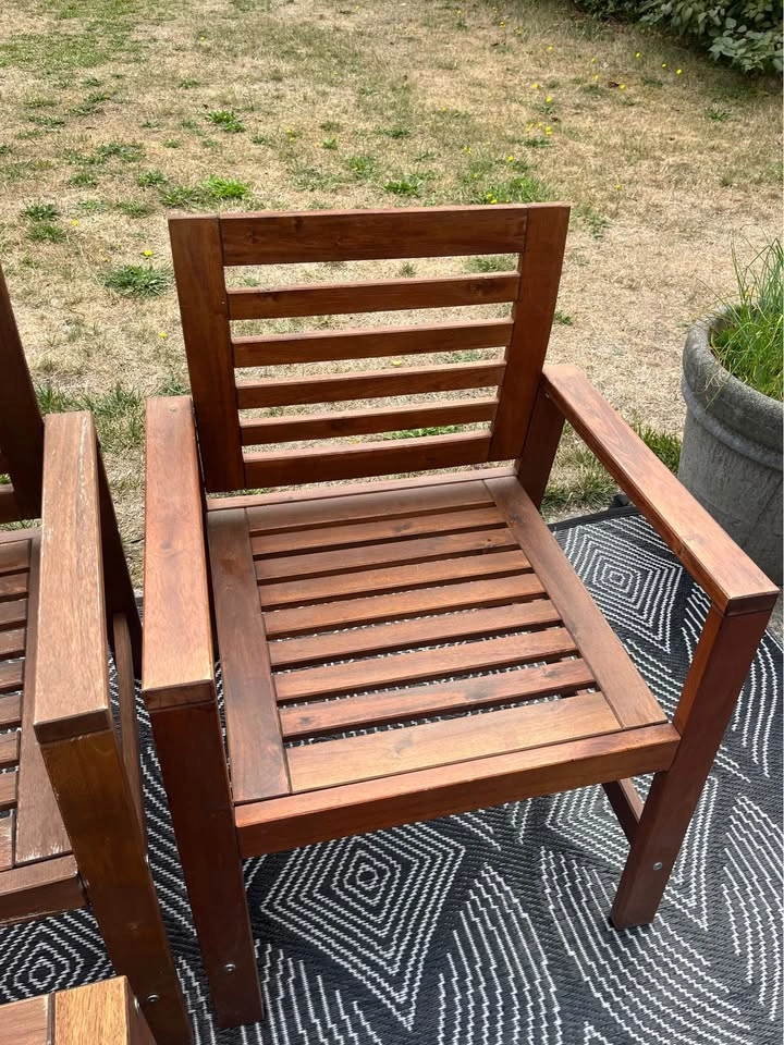 (can deliver) IKEA ÄPPLARÖ Benches & Armchairs + Cushions - photo 3