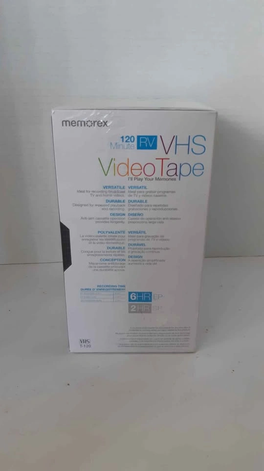 Memorex 120 Minute VHS Video Tapes 5-Pack - photo 3