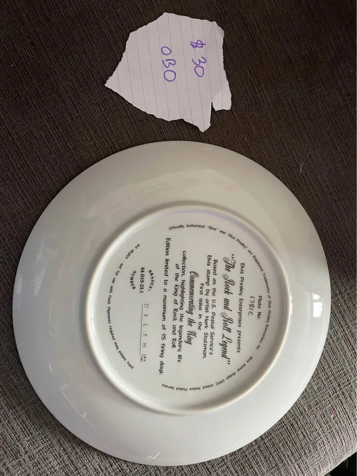 Elvis Plate - “The Legend of Rock” image indicator(2)
