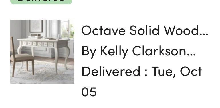 Kelly Clarkson Home Octave Solid Wood Desk - photo 2