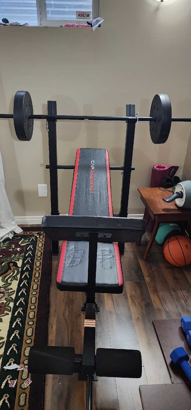 Exercise Bench with weights - photo 2