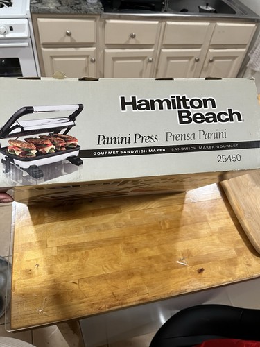 Hamilton Beach Panini Press 25450 1200W Non-Stick - photo 2