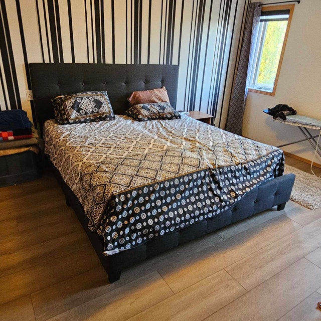 Delivery Available: King Size bed frame and box springs - photo 4