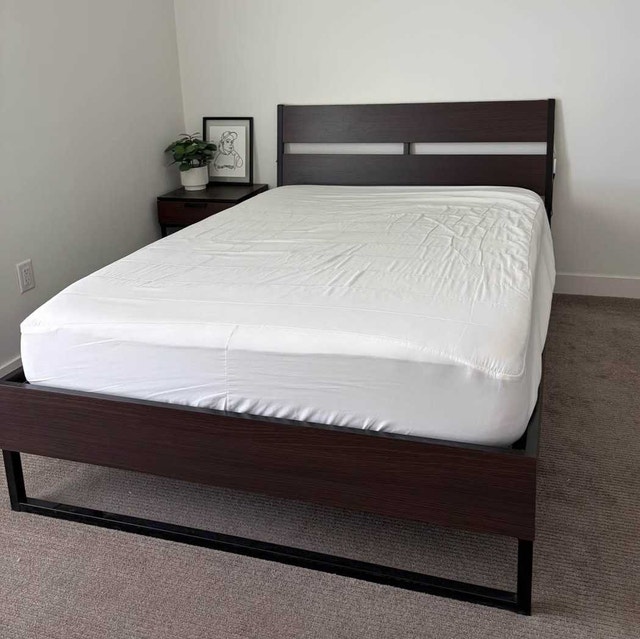 Delivery Available: Double/Full Size bed frame and mattress