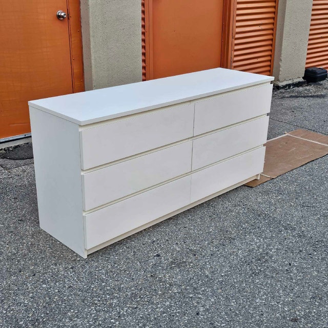 Delivery Available: Large White Dresser MALM - photo 2
