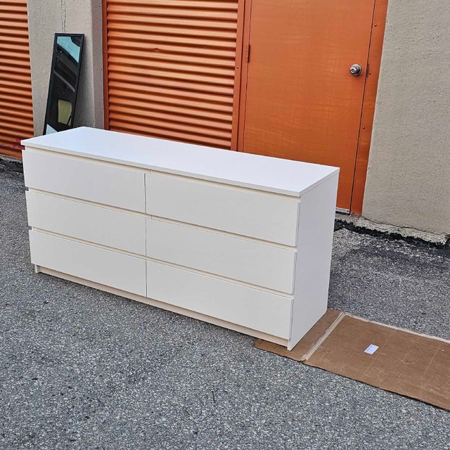 Delivery Available: Large White Dresser MALM - photo 3