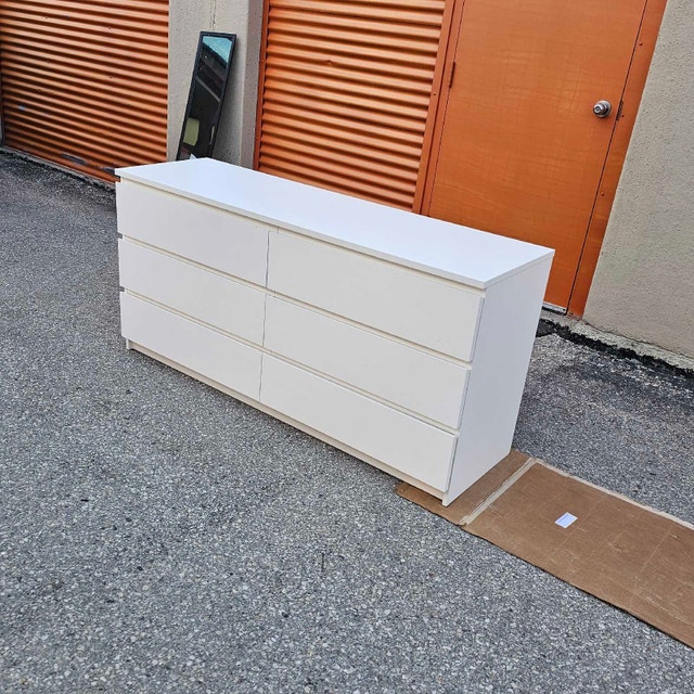 Delivery Available: Large White Dresser MALM - photo 4