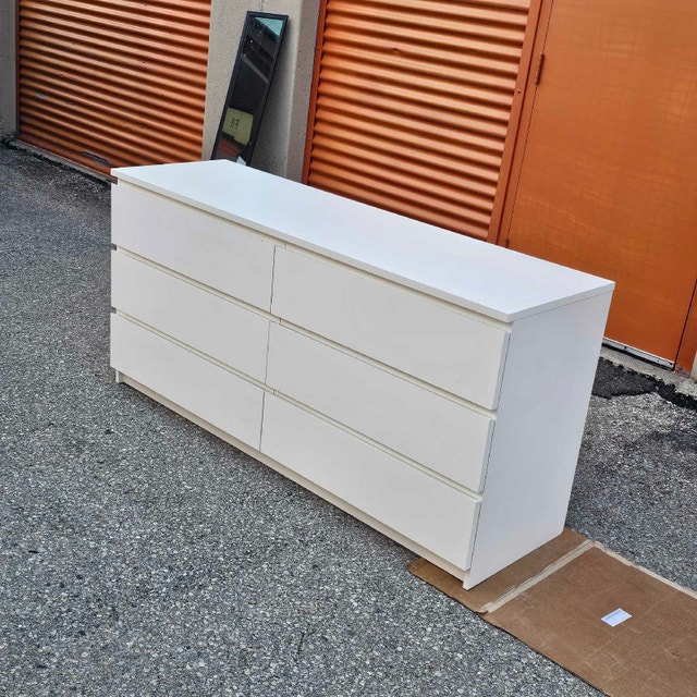Delivery Available: Large White Dresser MALM - photo 5