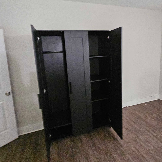 Delivery Available: Black 3 door Wardrobe - photo 3
