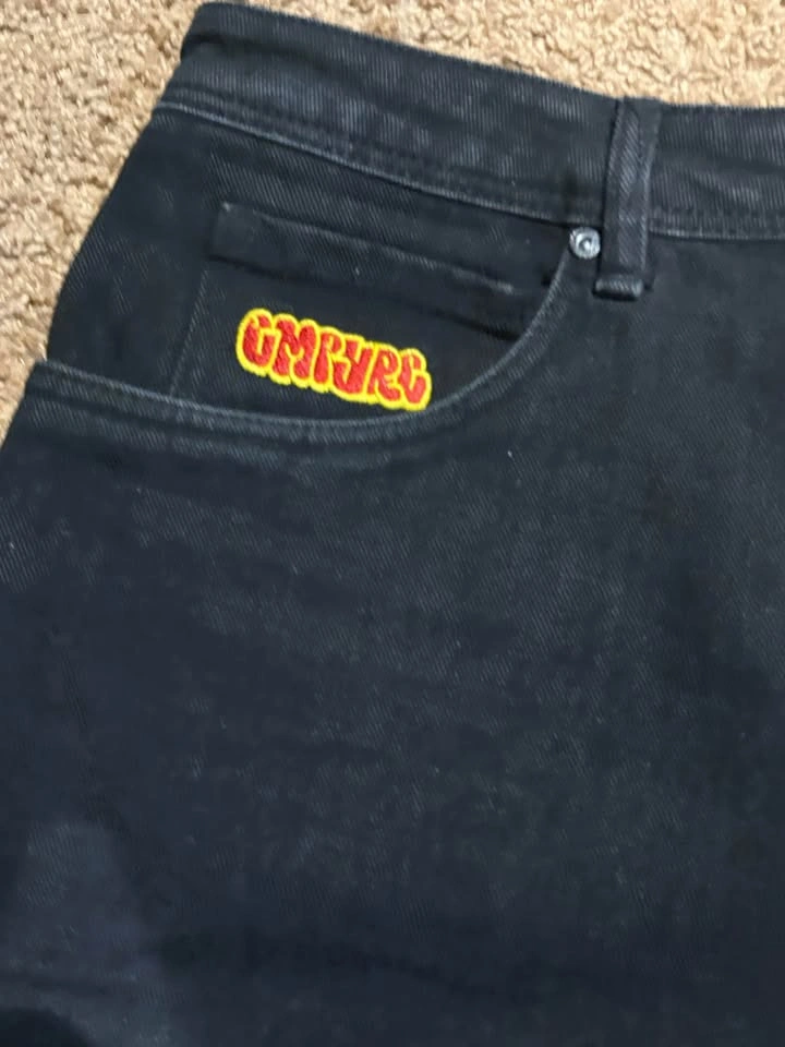 Empyre Black Denim Shorts - photo 2