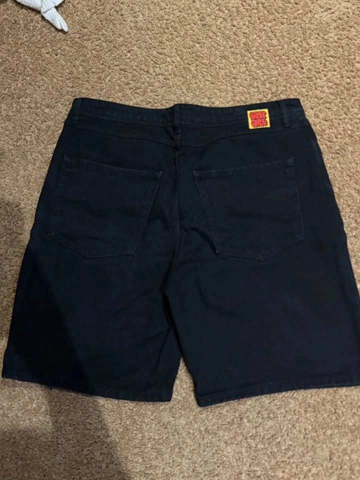 Empyre Black Denim Shorts - photo 3