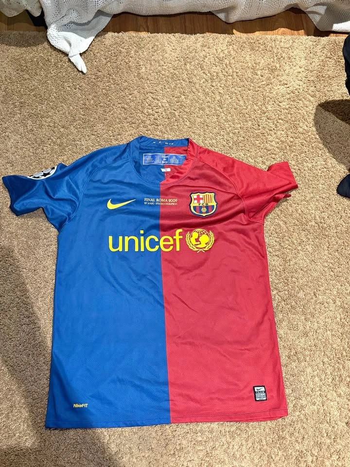 Nike FC Barcelona 2009 Champions League Final Messi #10 Jersey