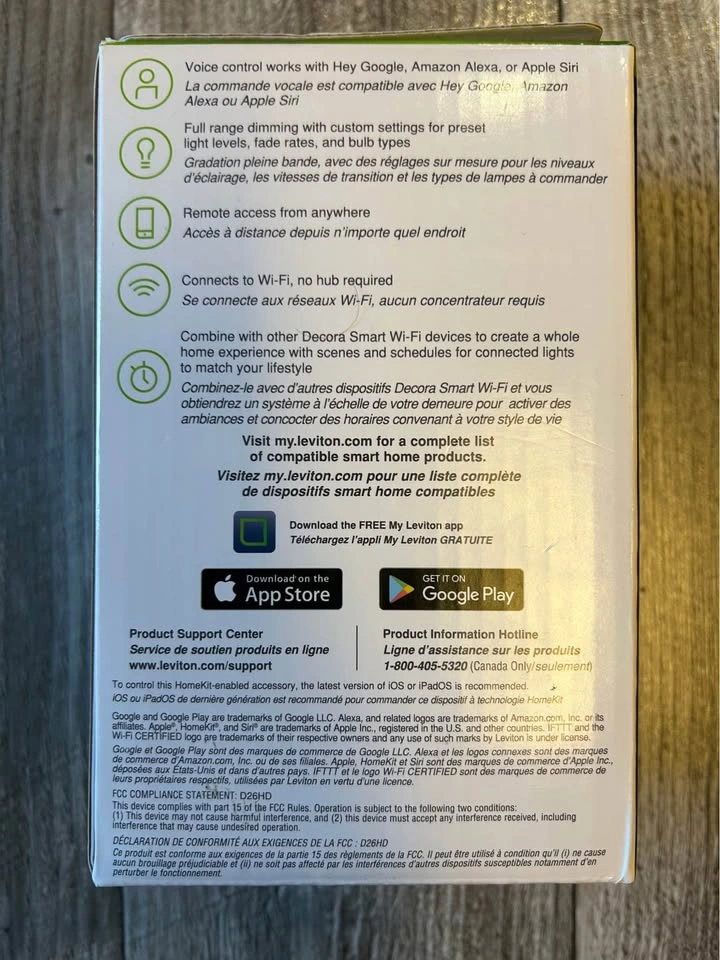 Leviton Decora Smart Wi-Fi Dimmer Switch 2nd Gen - photo 3