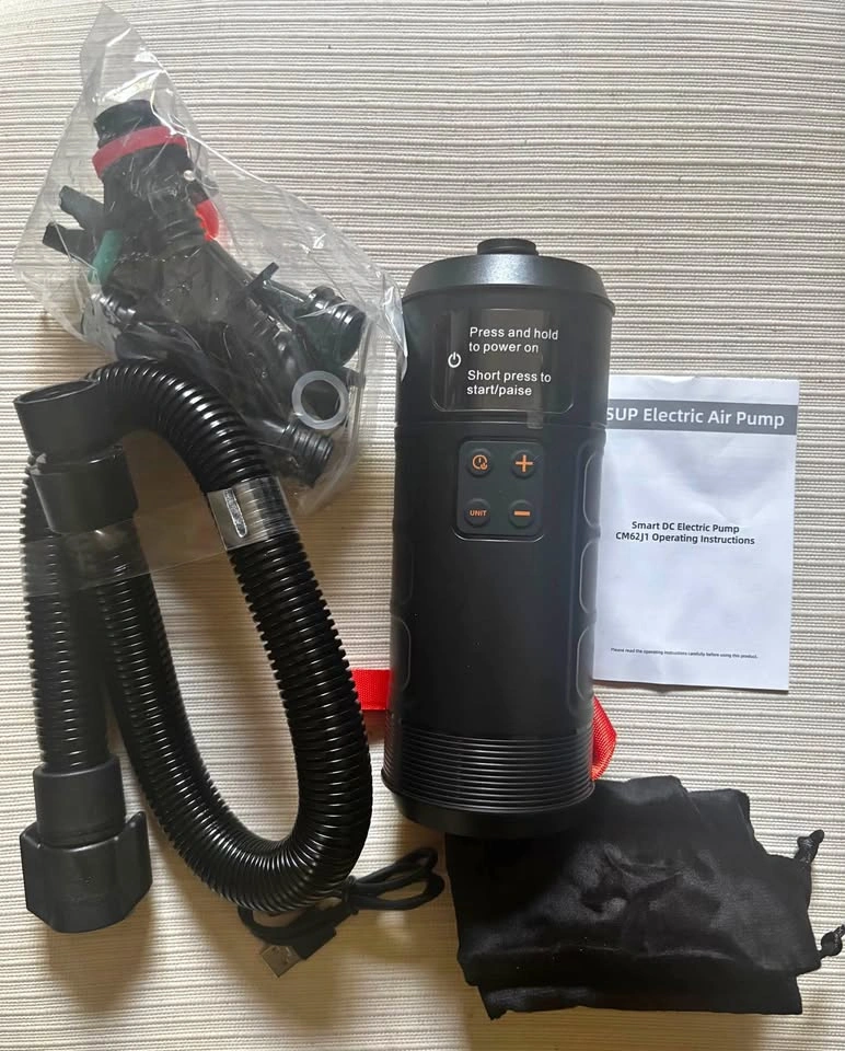 NEW SUP Electric Air Pump CM62J1 12PSI Rechargeable Portable