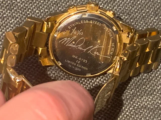 Michael Kors MK5193 Quartz Gold tone Band Women's watch image indicator(2)