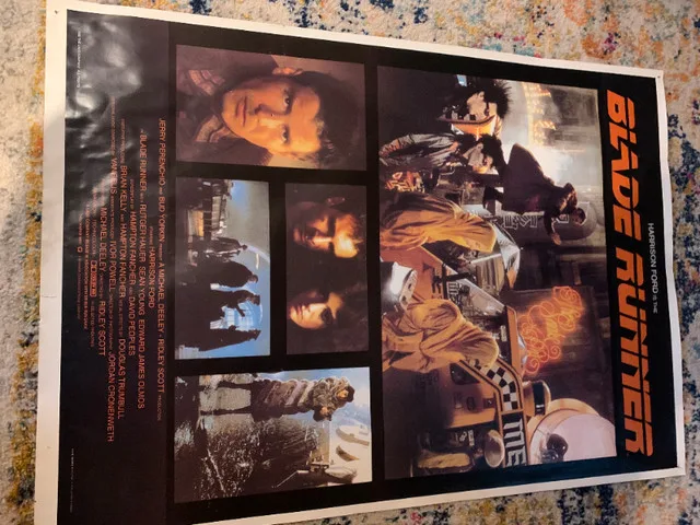 Vintage Blade Runner 1982 UK Ladd Co Movie Poster image indicator(2)