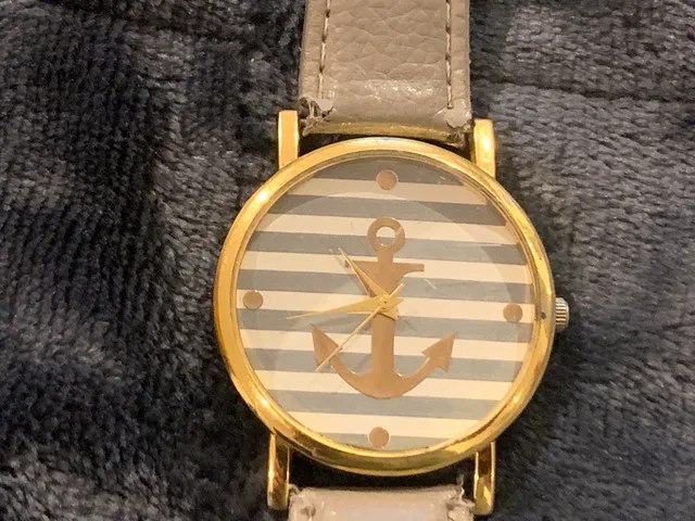 Quartz Watch With Anchor Dial Face thumbnail