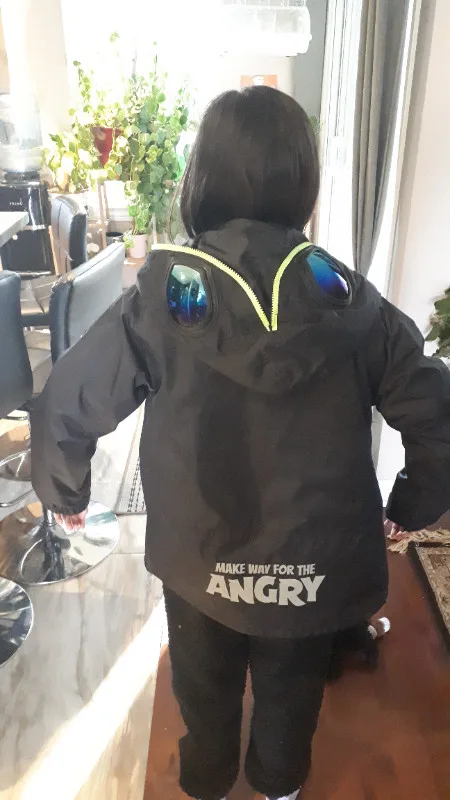 Black Angry birds Spring/Fall jacket image indicator(5)