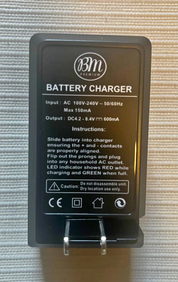 BM Premium Battery Charger (Samsung SLB-10A)