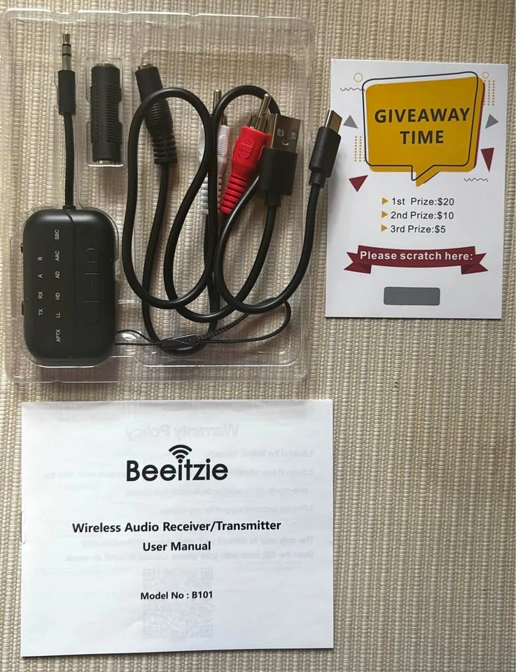 2-in-1 Bluetooth Wireless Audio Adapter