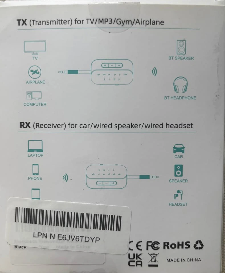 2-in-1 Bluetooth Wireless Audio Adapter - photo 3
